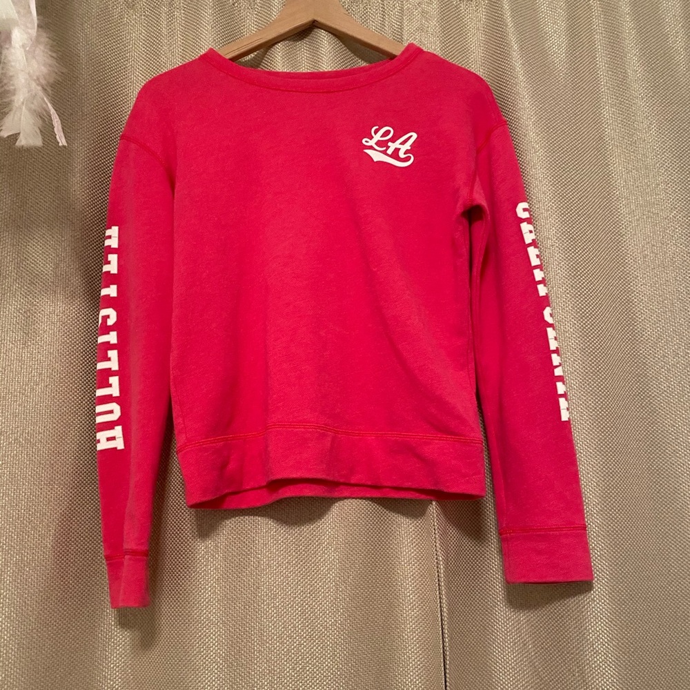 Pink Hollister Crewneck